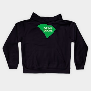 South Carolina Drink Local SC Green Kids Hoodie